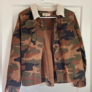 Madewell camo jacket